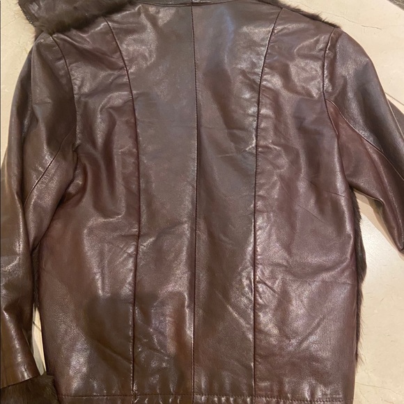 LEATHER FUR COAT!!!! - Picture 8 of 8